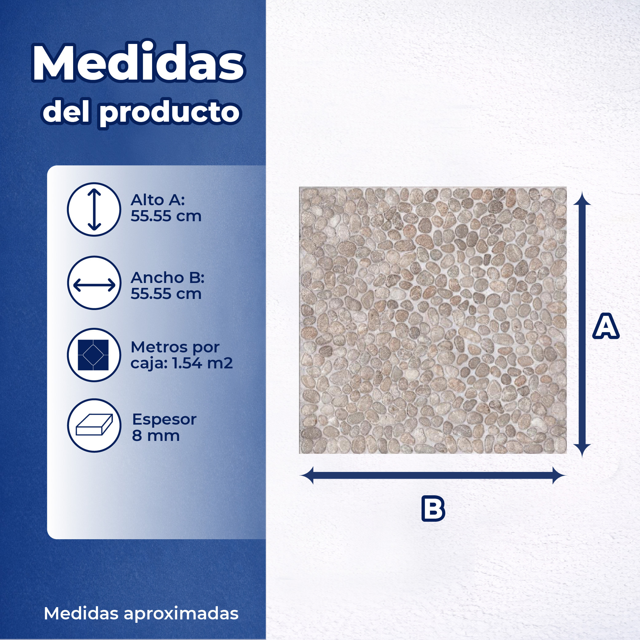 Piso Yukón Cream Vitromex 55.5 x 55.5 cm