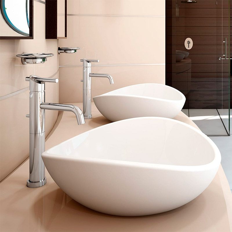 Monomando Lavabo Nuva Helvex Cromo EP-99