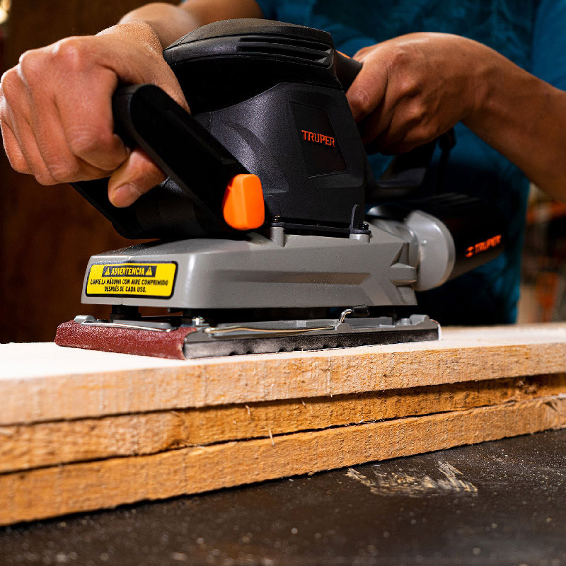 Lijadora Orbital ½ Hoja Truper 300 W