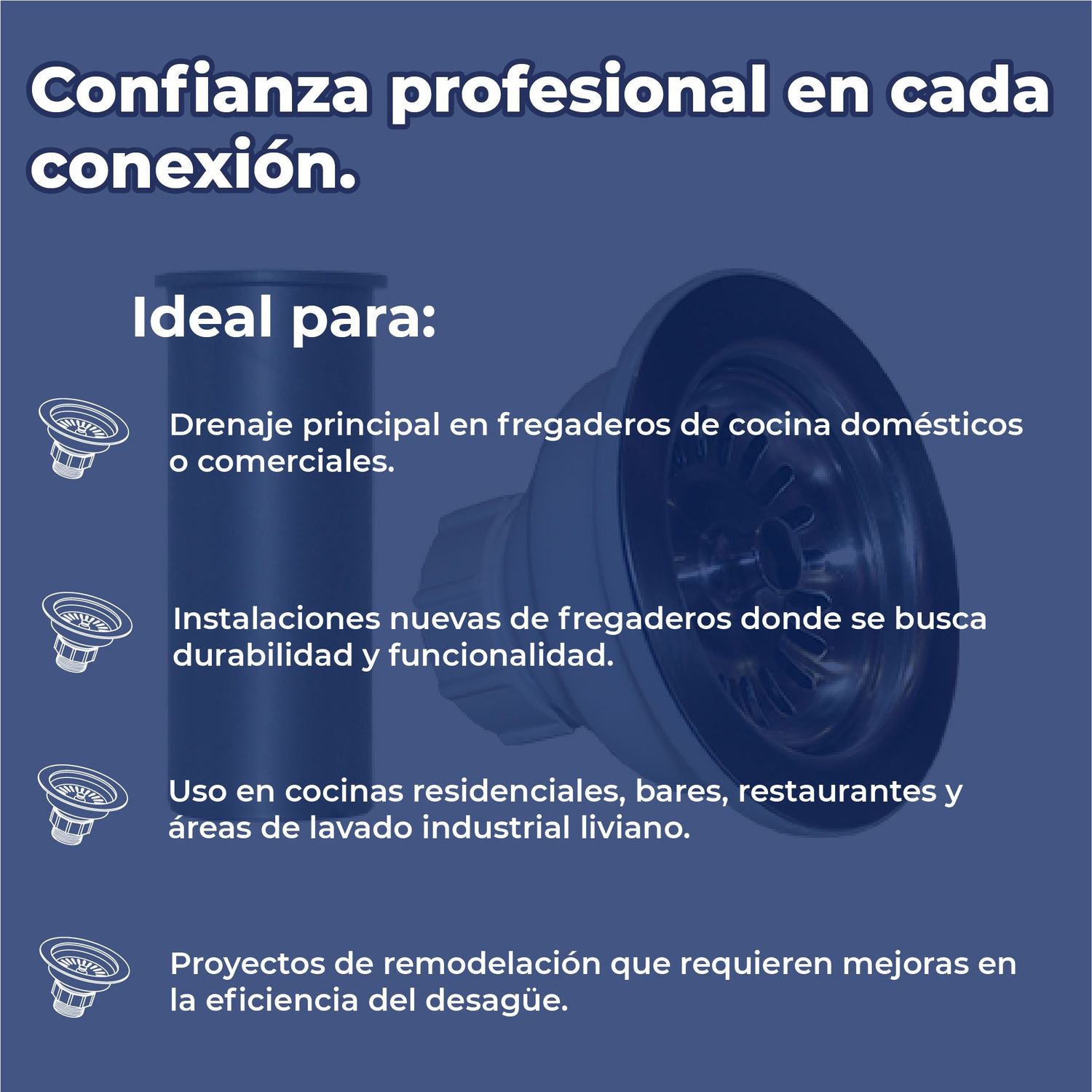 Contracanasta Para Fregadero Coflex Acero Inoxidable PH 400