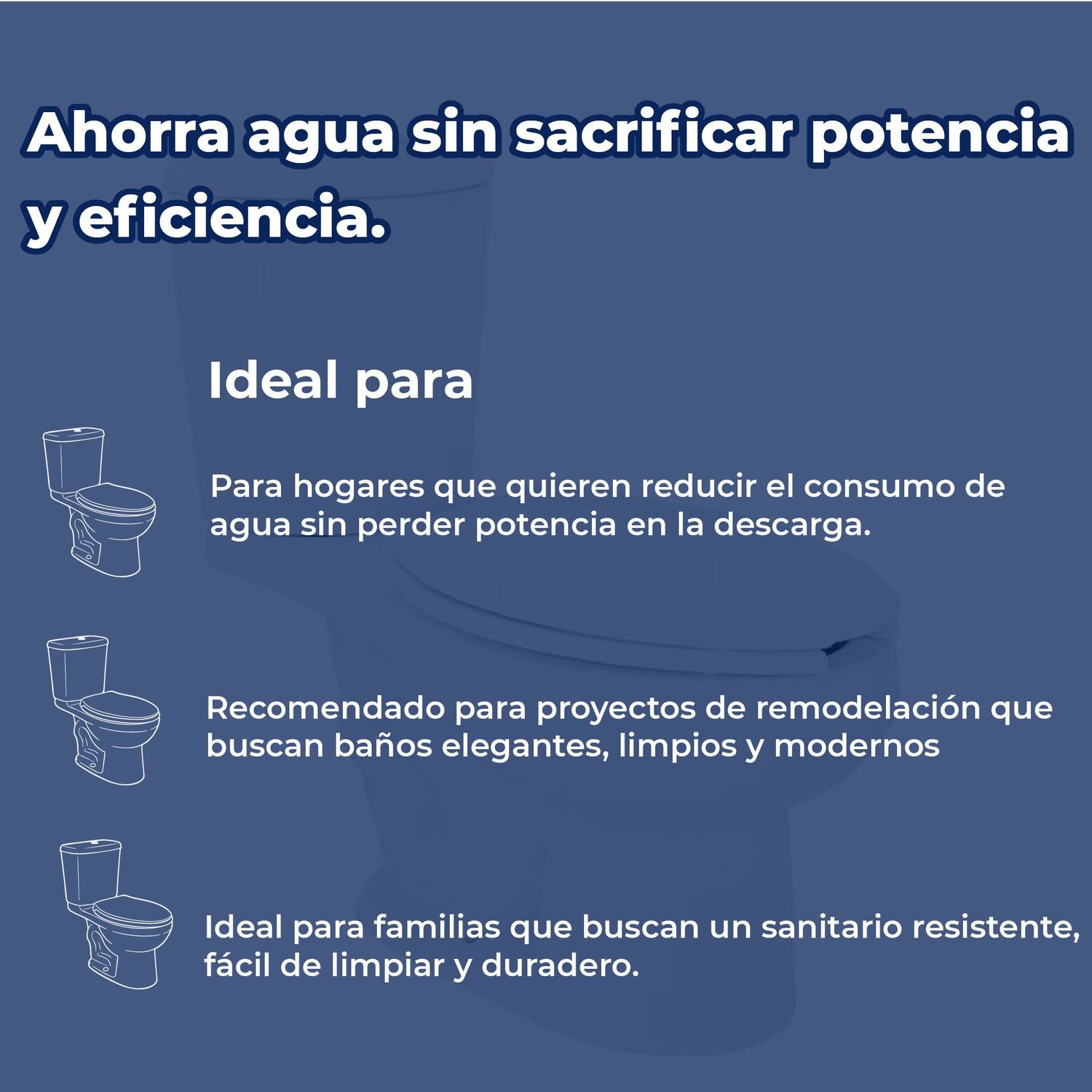 Sanitario Para Baño Alargado Compacto Blanco Option 4.8 L Helvex