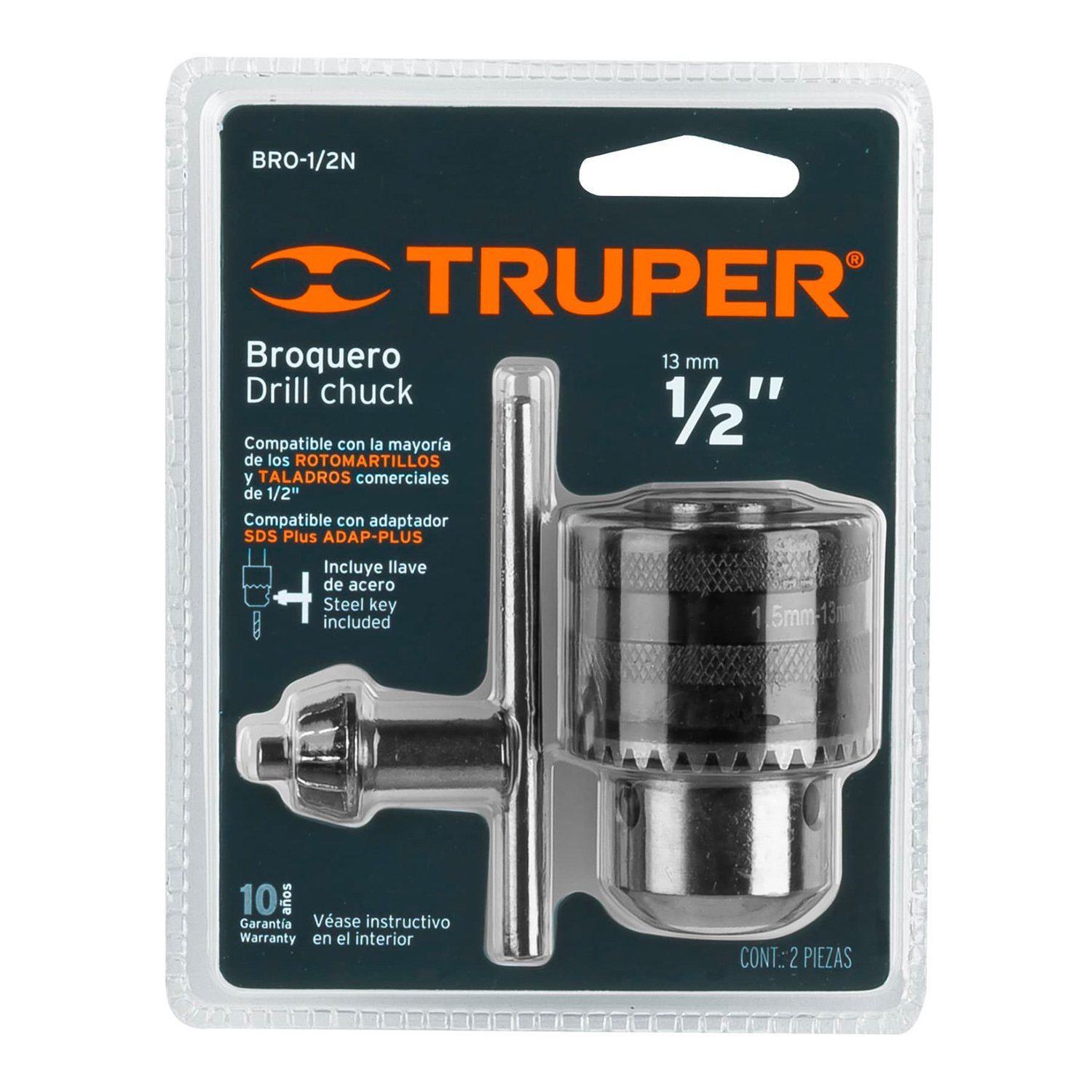 Broquero Llave Truper ½ pulg