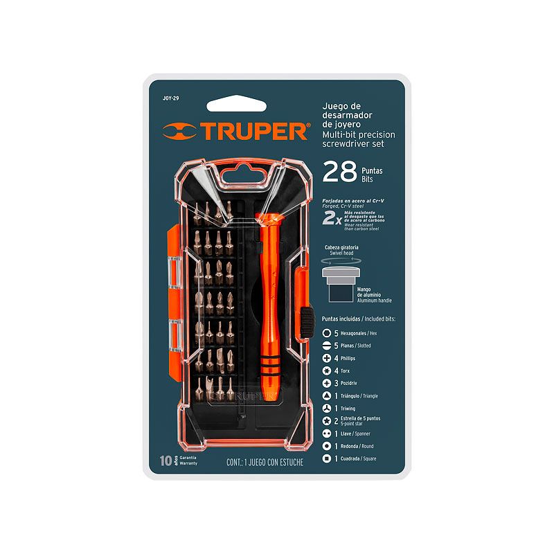 Juego Desarmadores de Precisión Truper