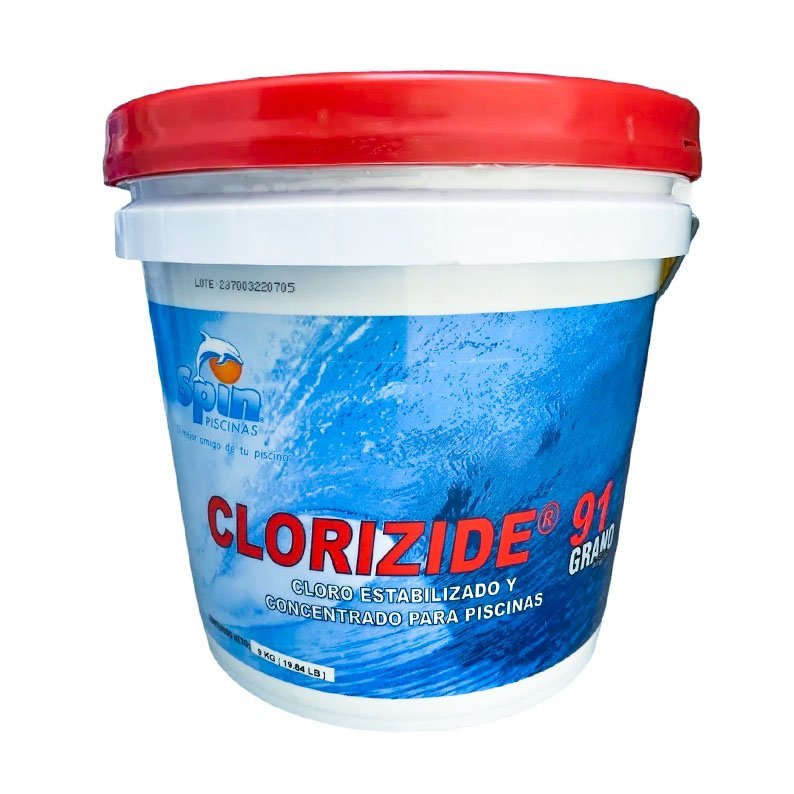 Tricloro Clorizide 91 Granulado 9 Kg Spin Químico