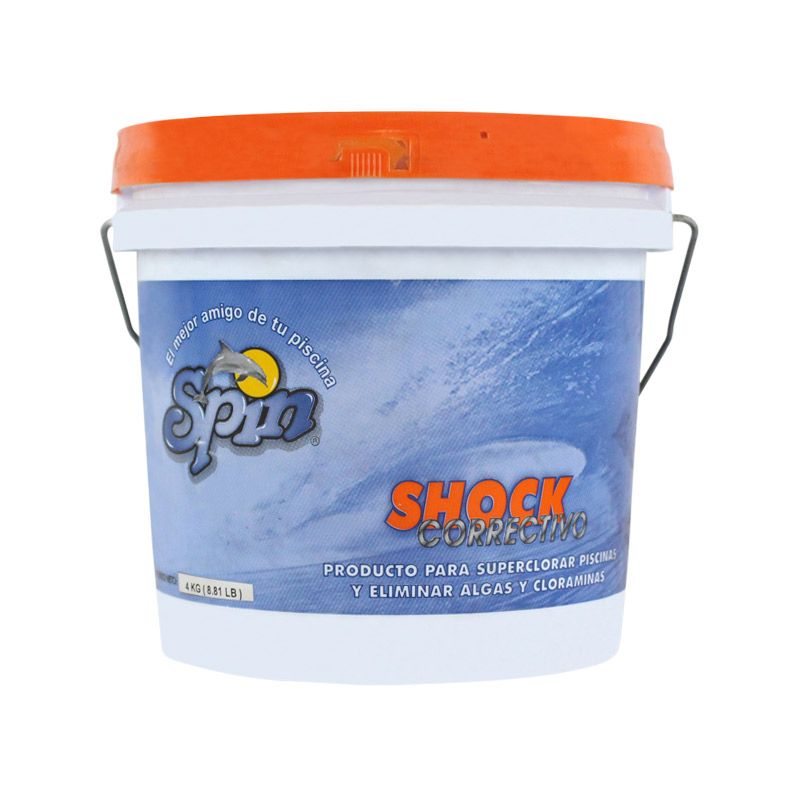 Shock Correctivo 4 Kg Dicloro Para Albercas Y Piscinas Spin