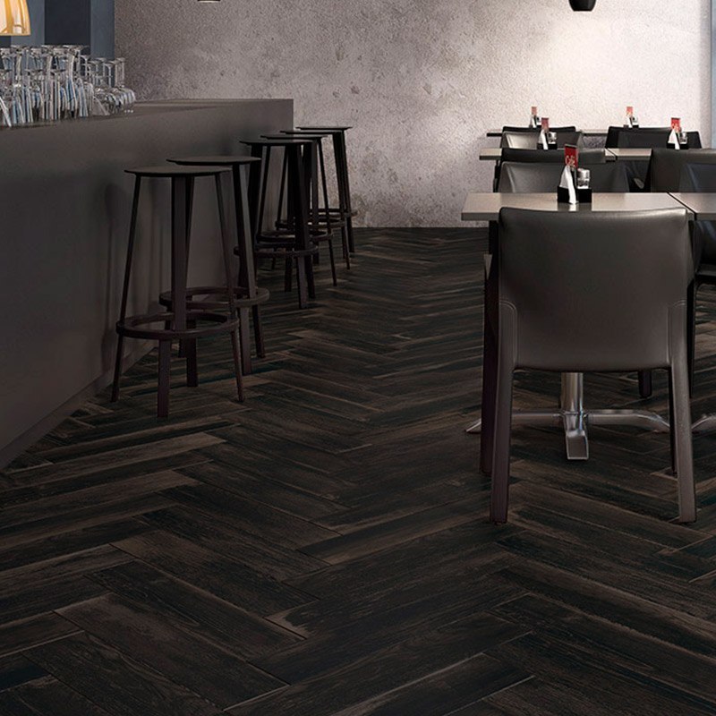 Piso Myth Black Daltile 15x66 cm