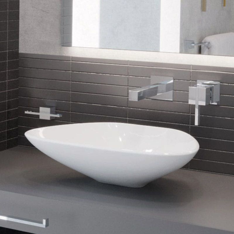 Lavabo de Sobreponer Blanco LV Clap