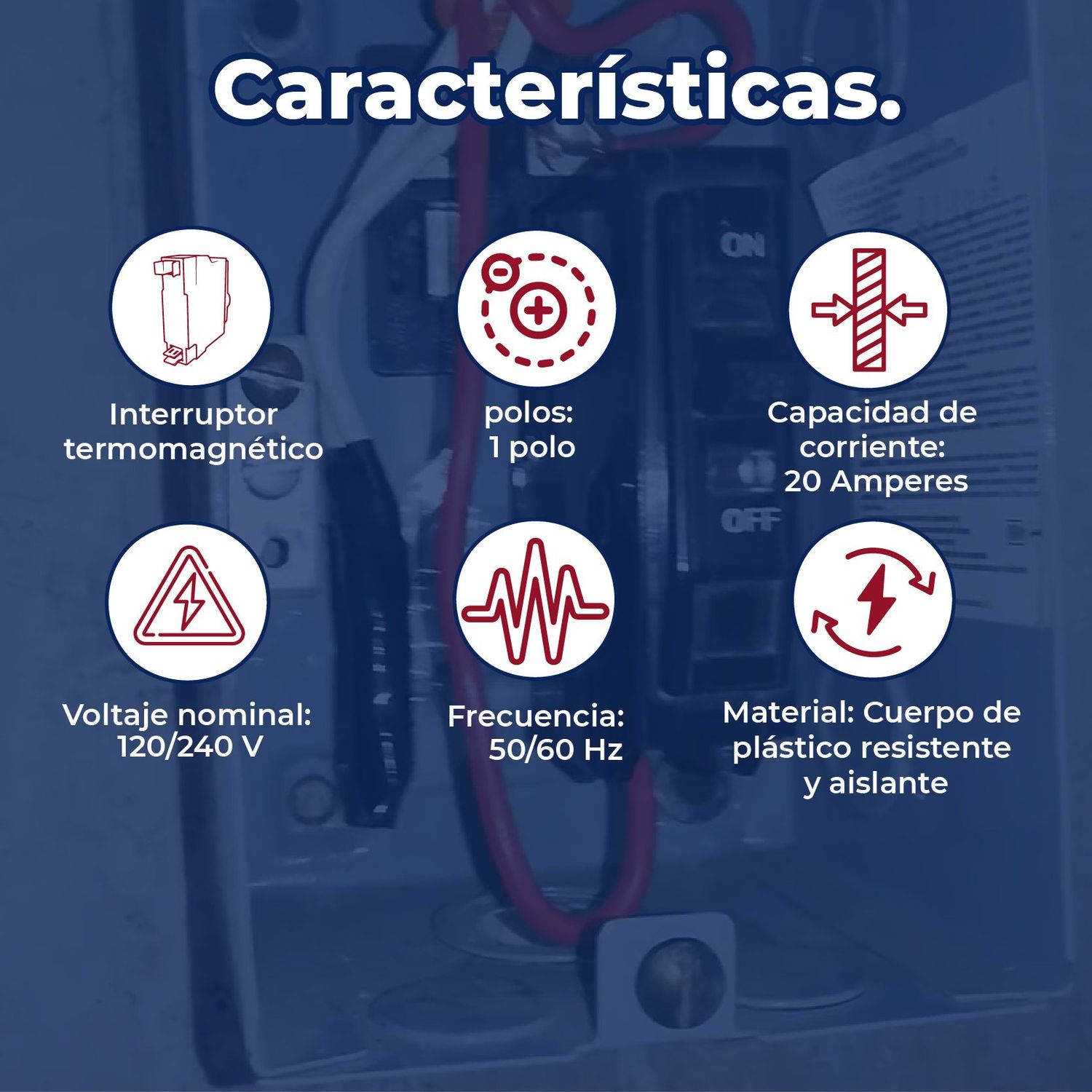 Pastilla 1 x 20 Amperes QD120