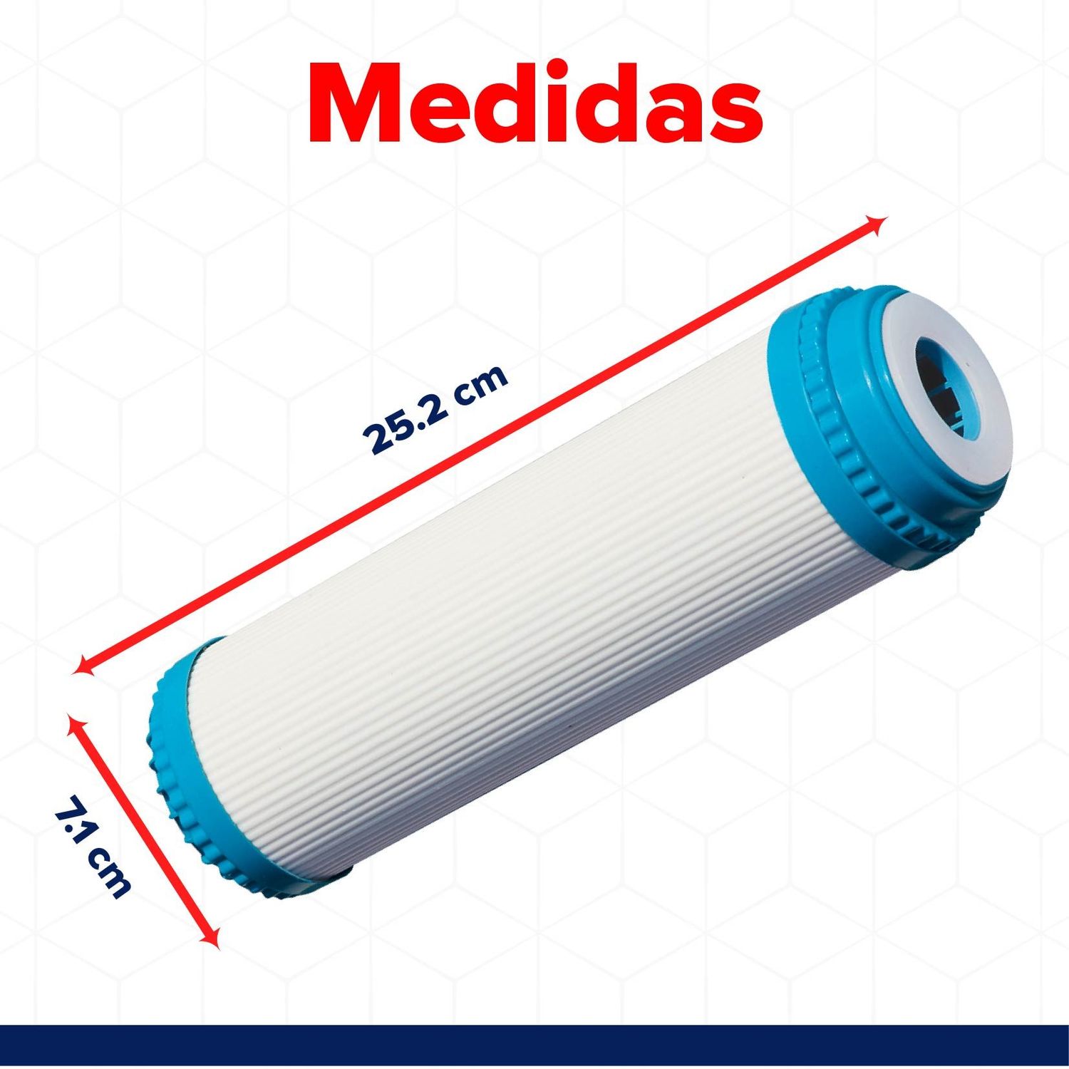 Cartucho Repuesto Carbón Activado Primario OI Rotoplas