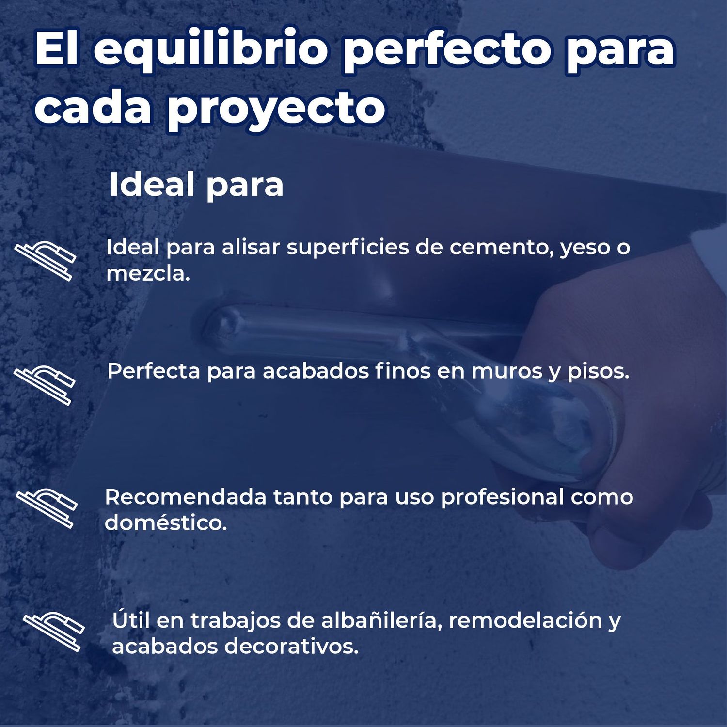 Llana 14" Canto Recto 10 remaches Mango de Madera Truper