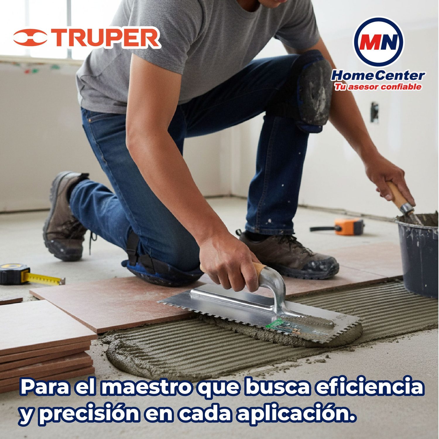 Llana Truper Diente Cuadrado 10 Remaches Madera