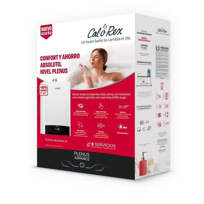 Calentador Instantáneo Modulante 16L Gas Nat