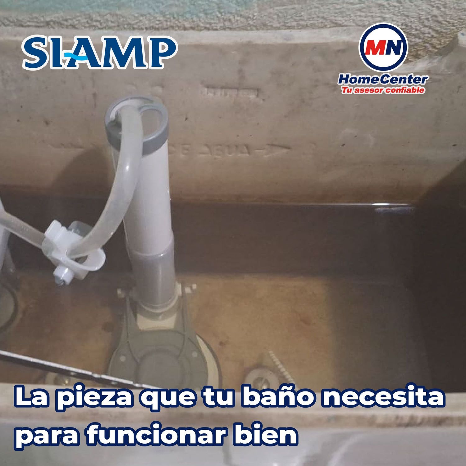 Válvula de Descarga Para WC One Piece 3 Pulgadas