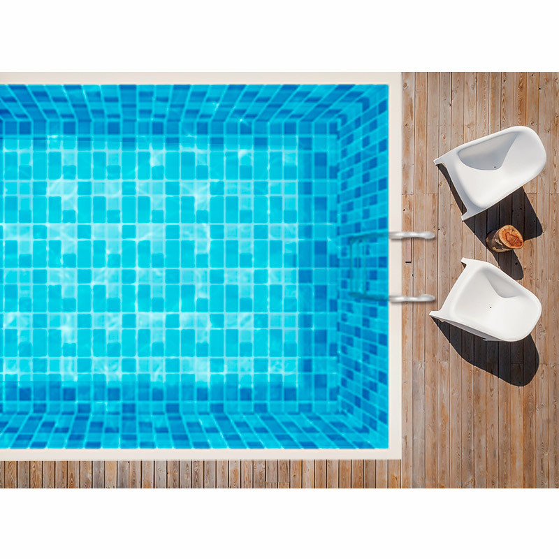 Mosaico Para Alberca Los Cabos Foncer 32.7x32.7 cm