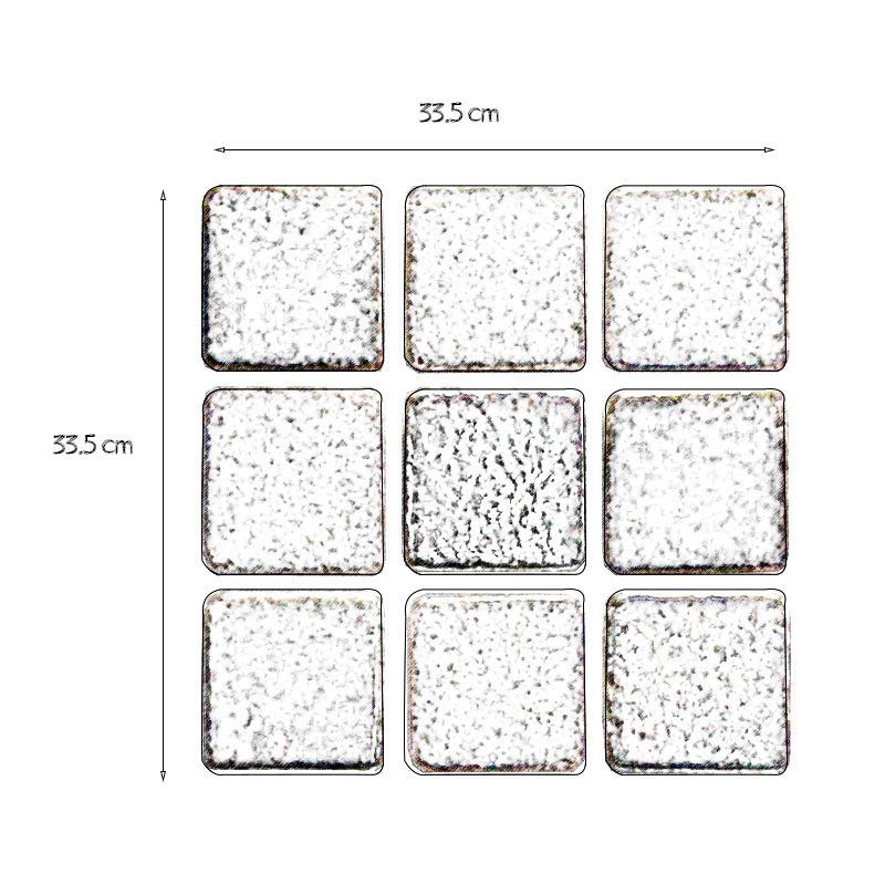 Mosaico Para Alberca Urumea Foncer 33.5x33.5 cm