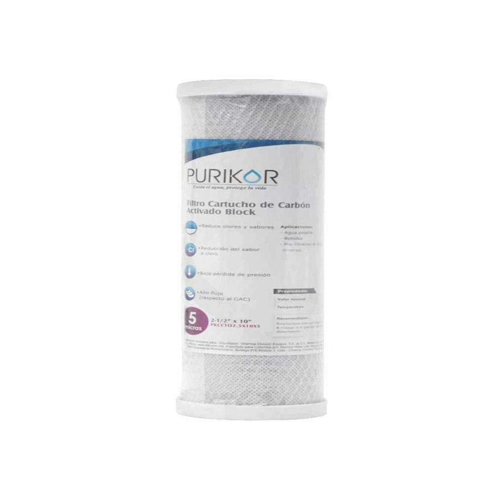 Cartucho carbon activado 10X4.5 5 micras
