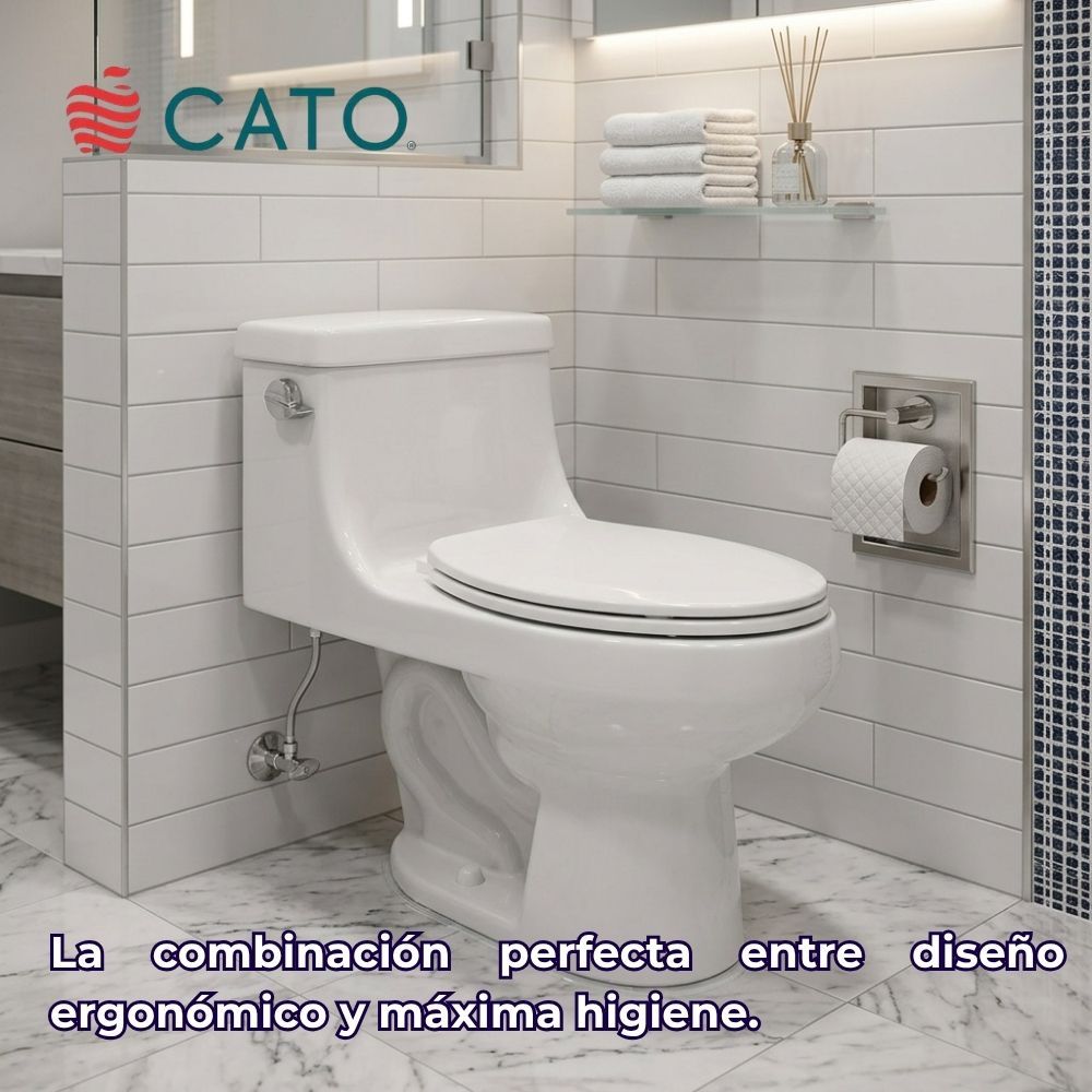 Inodoro Sanitario Una Pieza Ava Cato Blanco 4.8 lpd