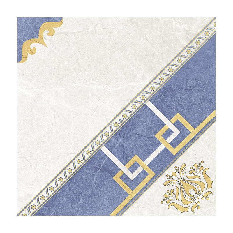 Piso Azteca Azul Vitromex 35.7x35.7 cm