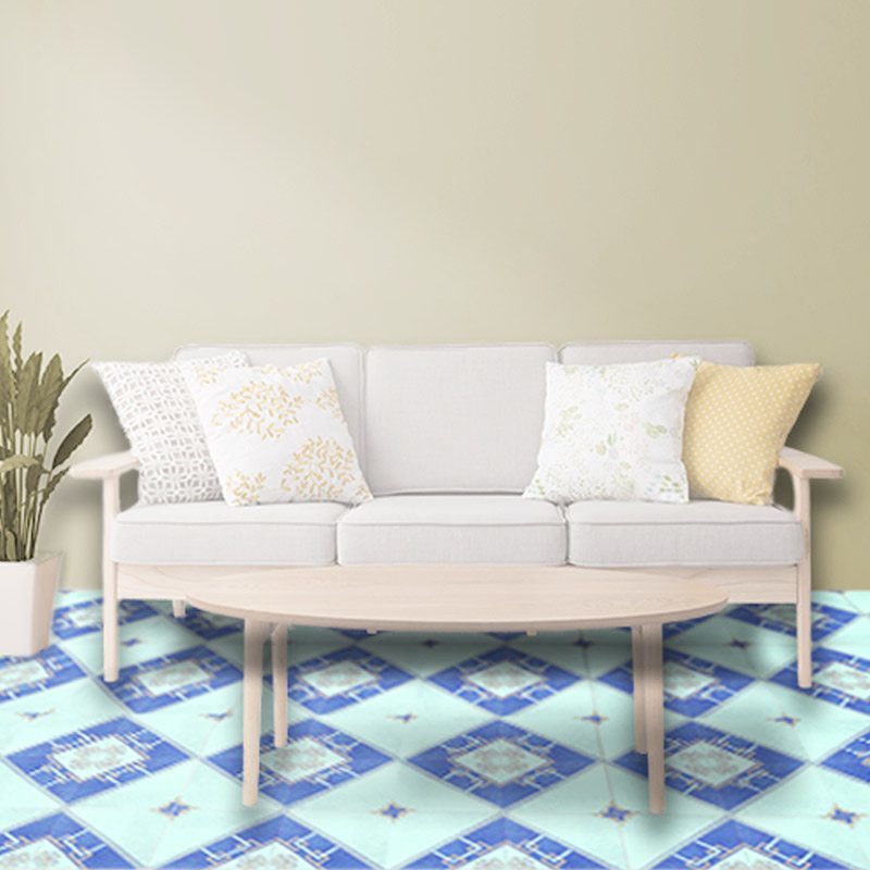 Piso Azteca Azul Vitromex 35.7x35.7 cm