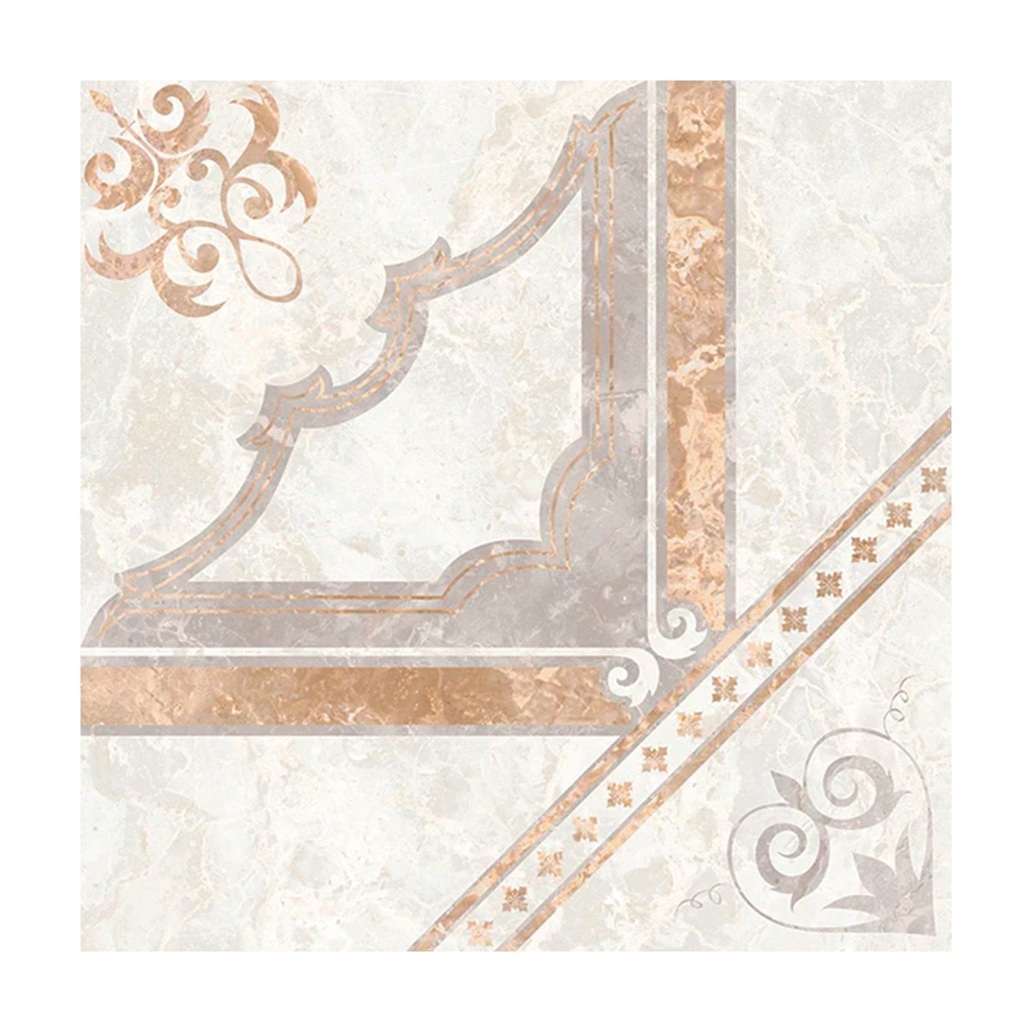 Piso Arteaga crema Vitromex 35.7x35.7 cm