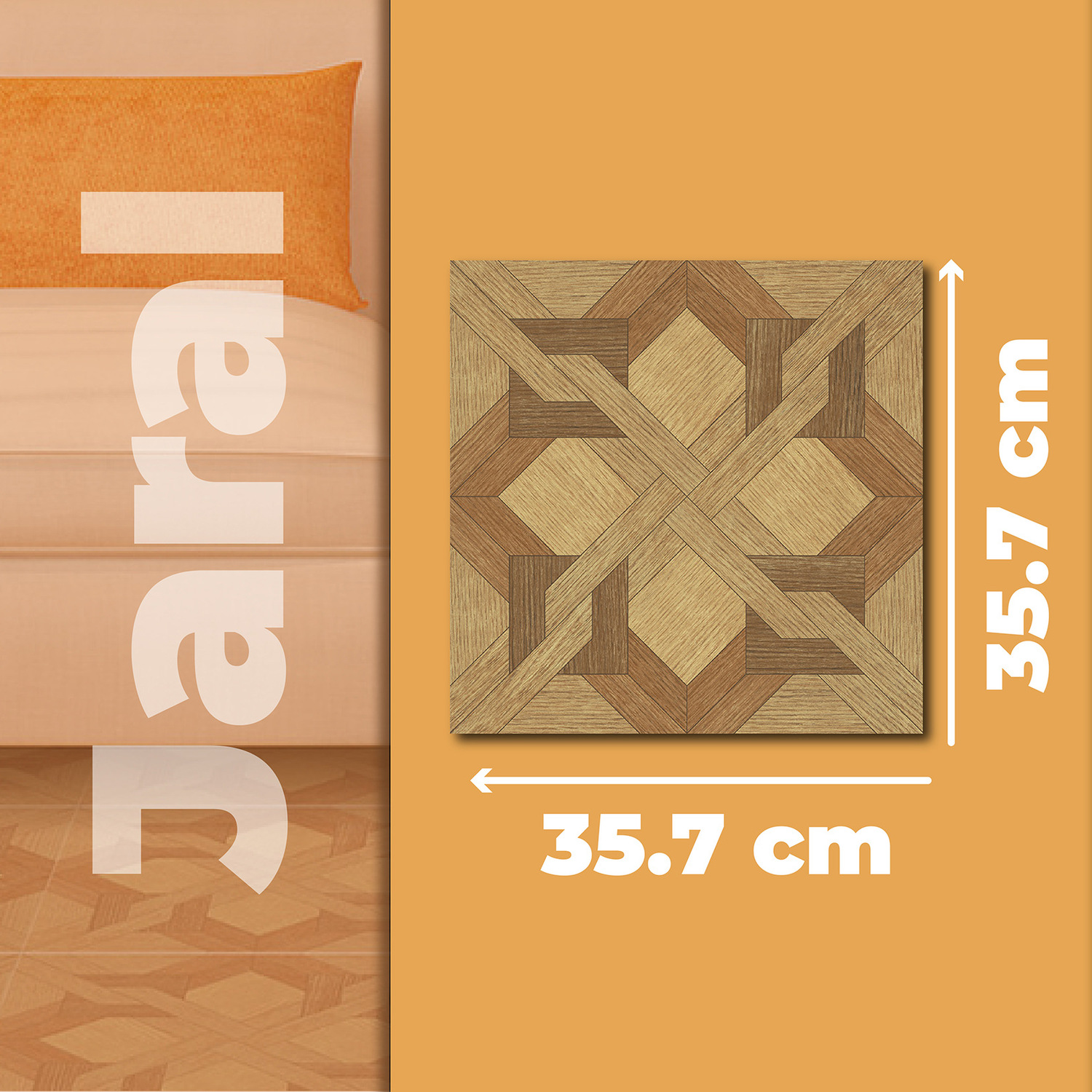 Piso Jaral Miel Vitromex 35.7x35.7 cm