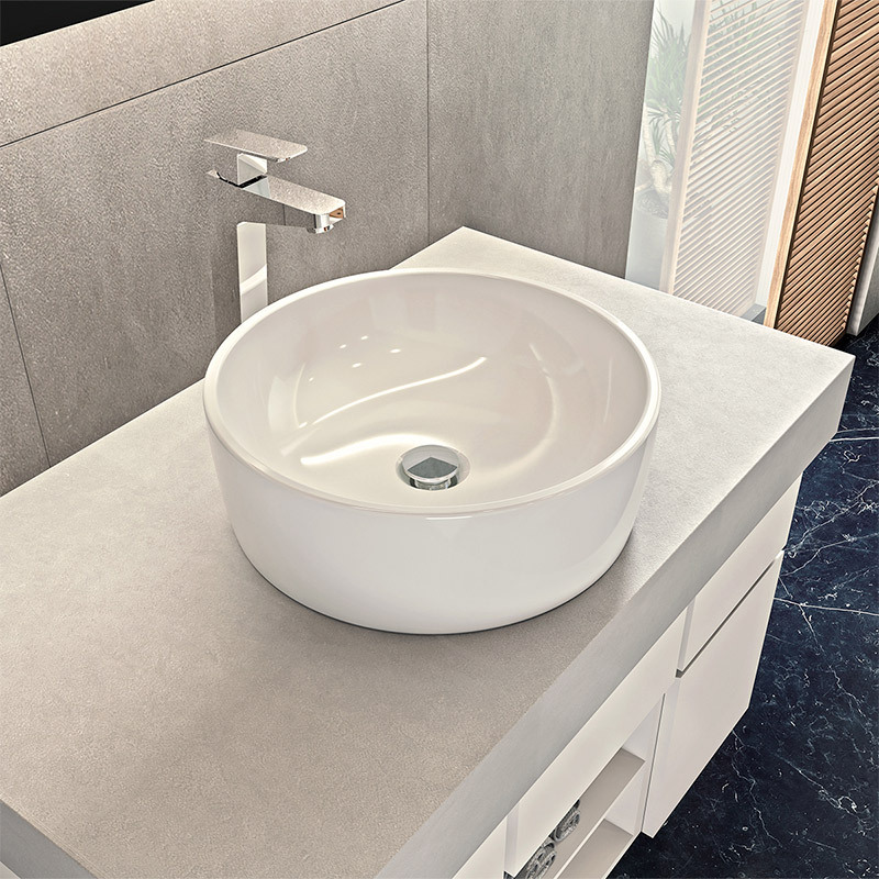 Lavabo Blanco de Sobreponer Helvex LV Morea