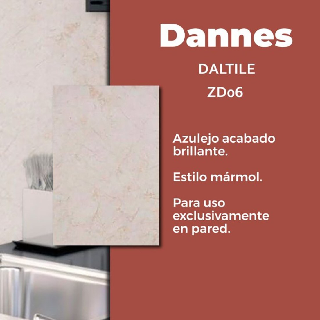 Muro Dannes Ivory Daltile 30 x 45 cm