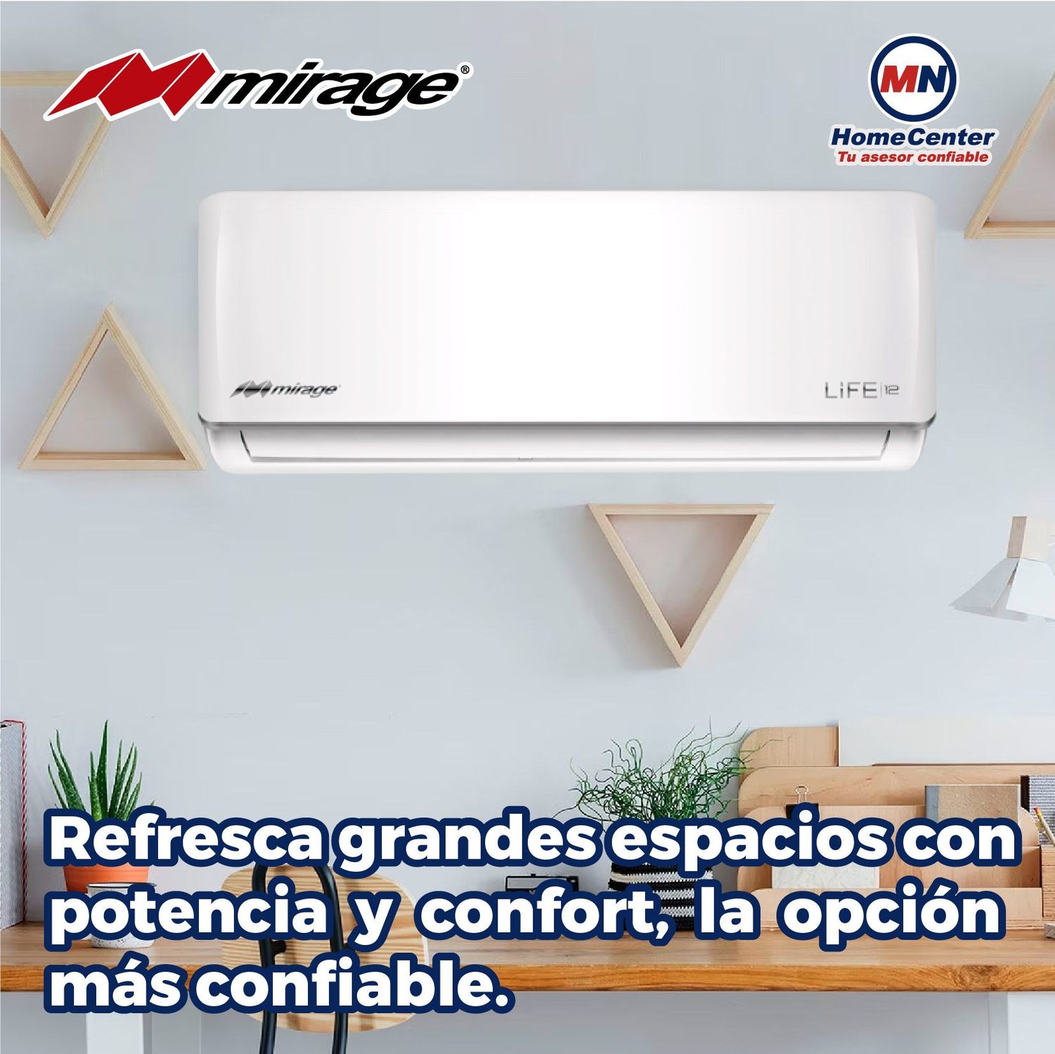 Minisplit Mirage Life 12 Solo Frío 2 Toneladas 220 V