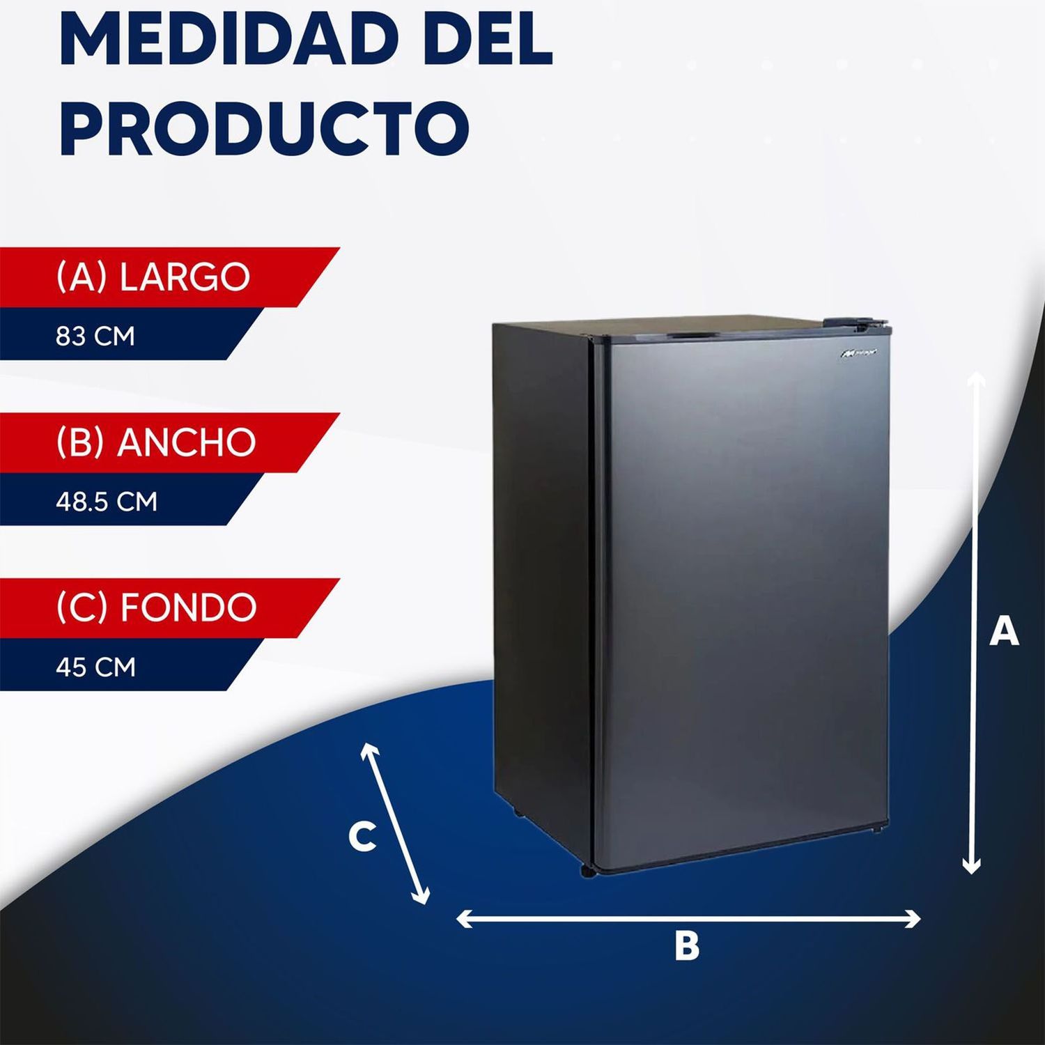 Frigobar Mirage 3.3 Pies Cúbicos 93.44 Lts