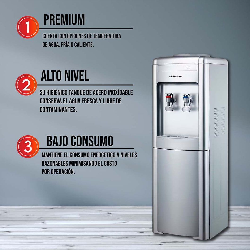 Dispensador de Agua Mirage Silver Básico Serie DISX10