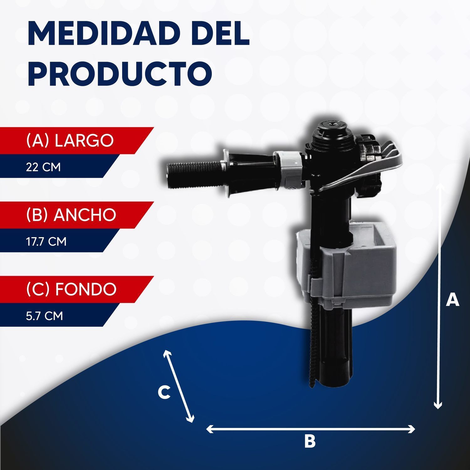 Válvula de Llenado para Tinaco Fluidmaster