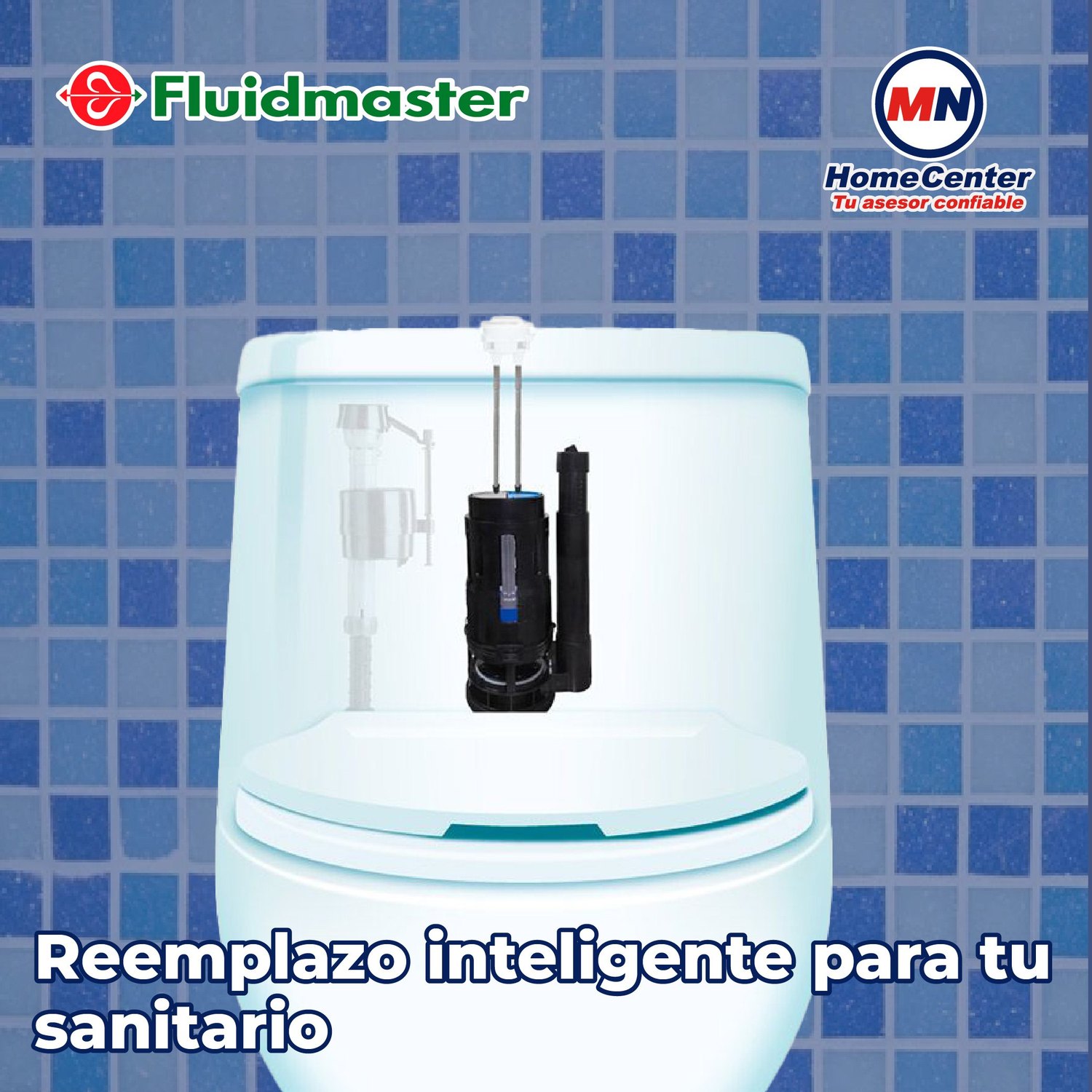 Válvula de Descarga Dual 2 Pulgadas Negro 820VT Fluidmaster
