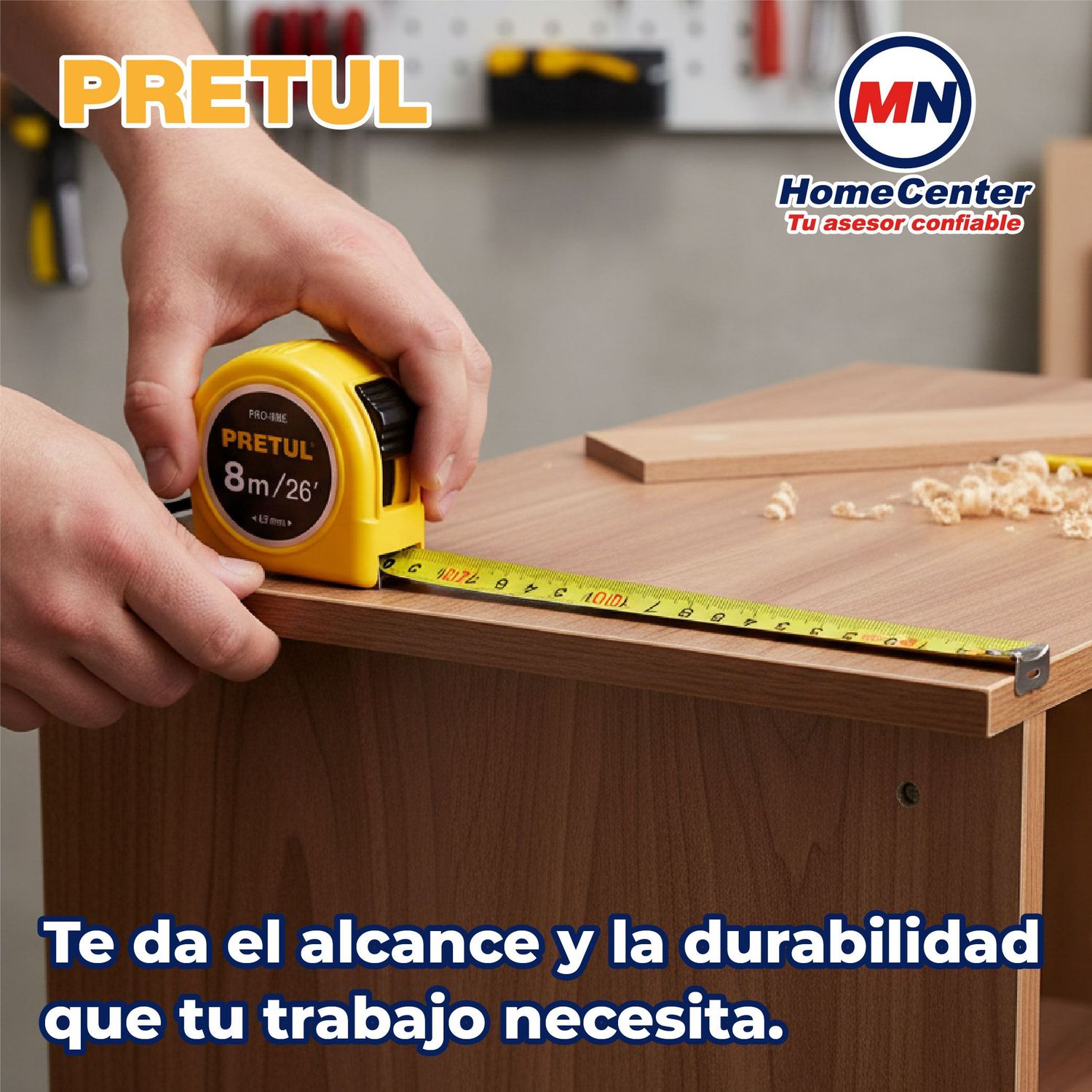 Cinta de Medir Pretul Flexómetro 8M 25 MM