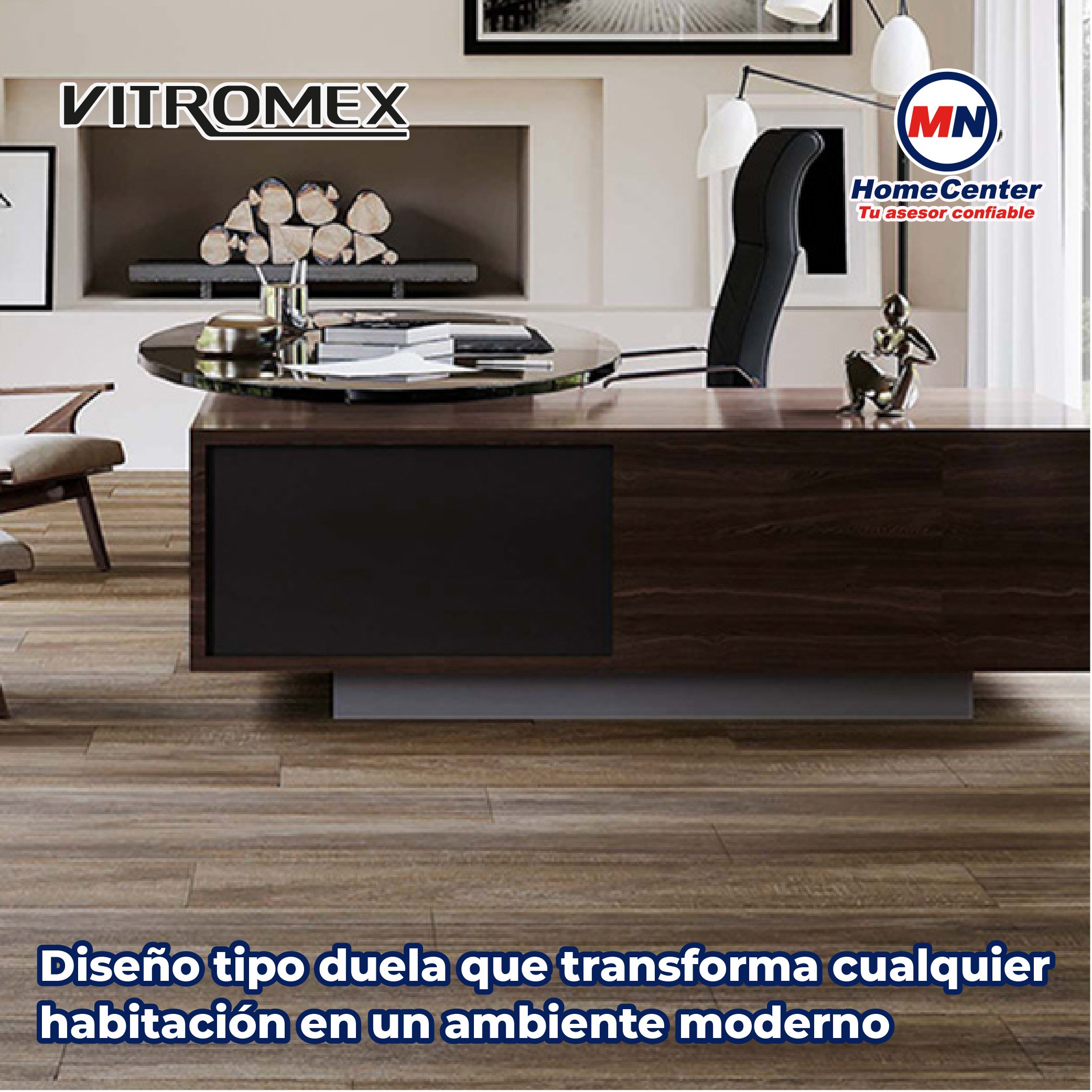 Piso Chapala Abedul 18x60.6 cm Vitromex