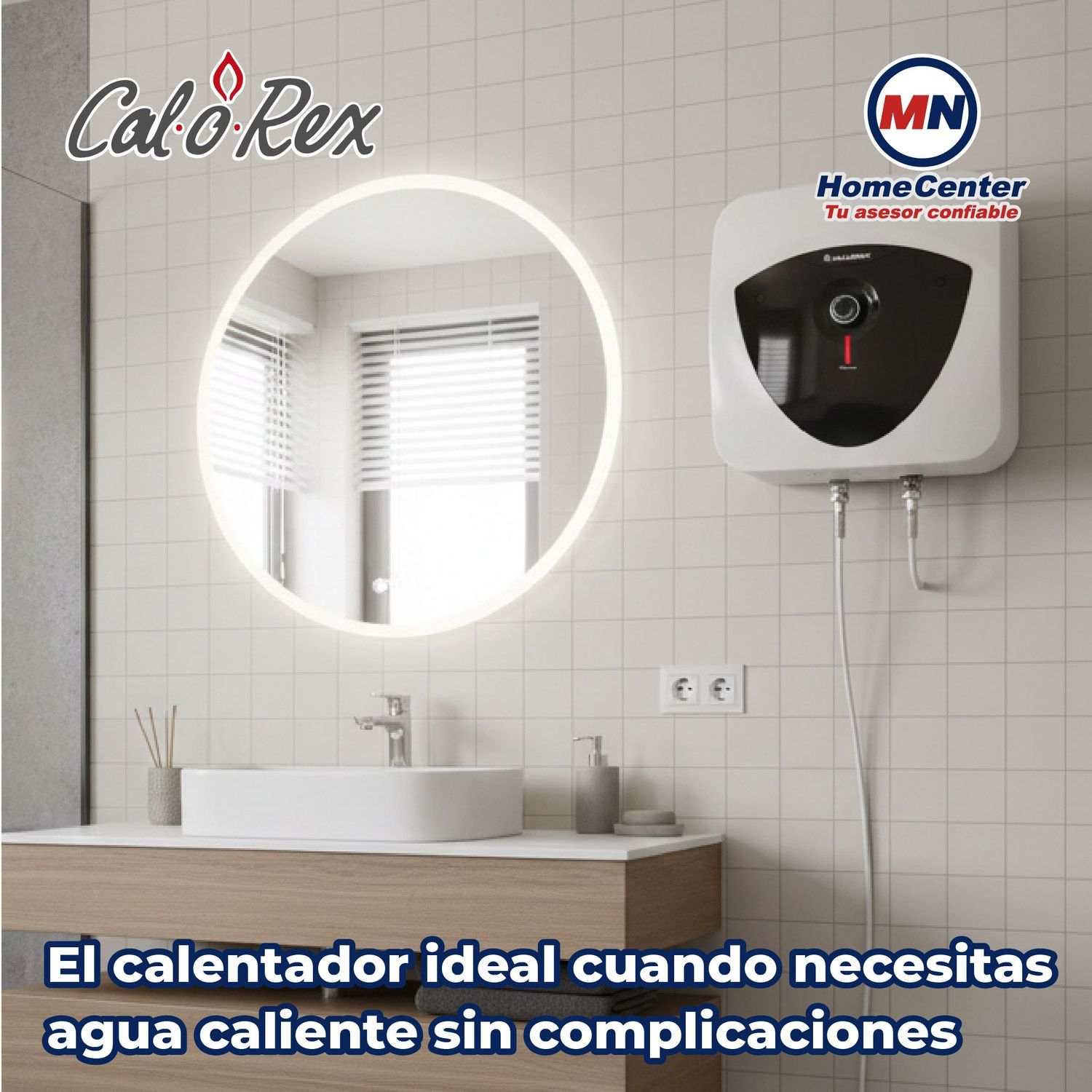 Calentador de Depósito Eléctrico 30 L Calorex Levare 1 Servicio