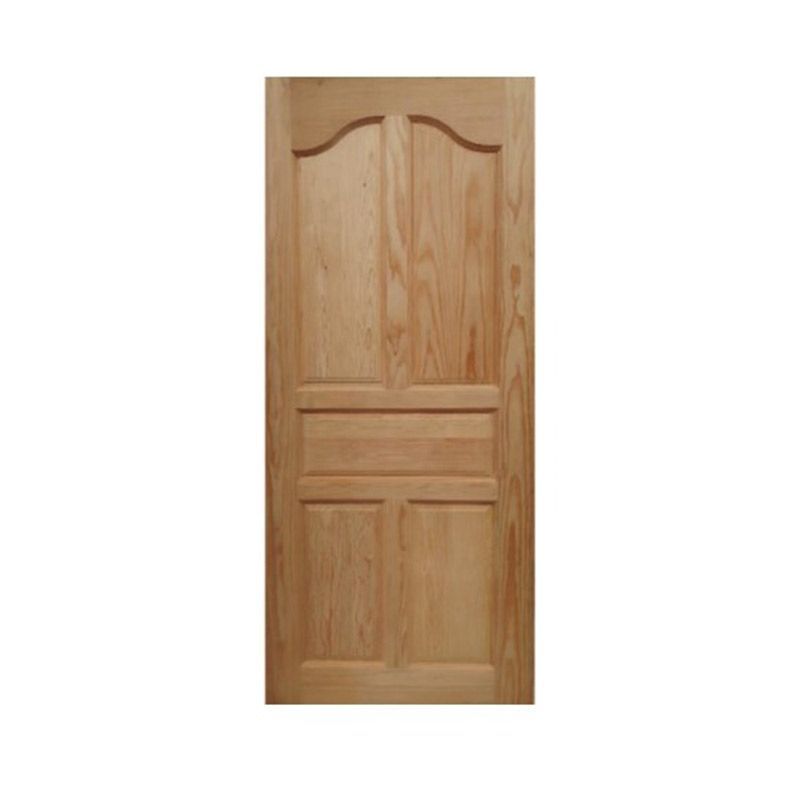 Puerta de Madera Pino Rústico Interior 91 x 213 cm 5 Tableros