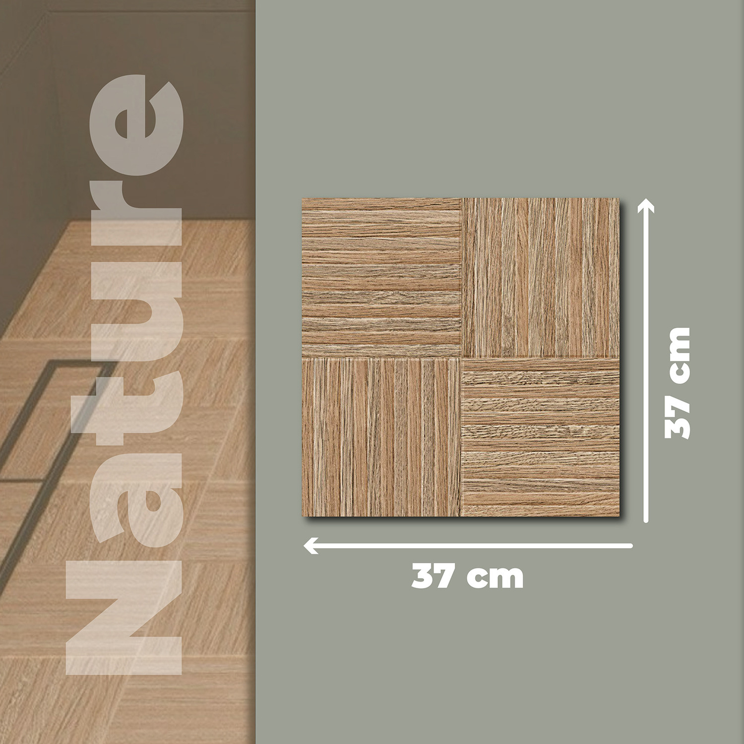 Piso Nature Castaño Daltile 37x37 cm