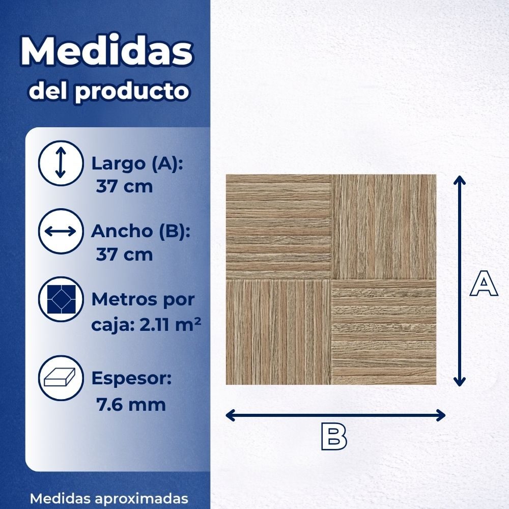 Piso Nature Castaño Daltile 37x37 cm ZNA2