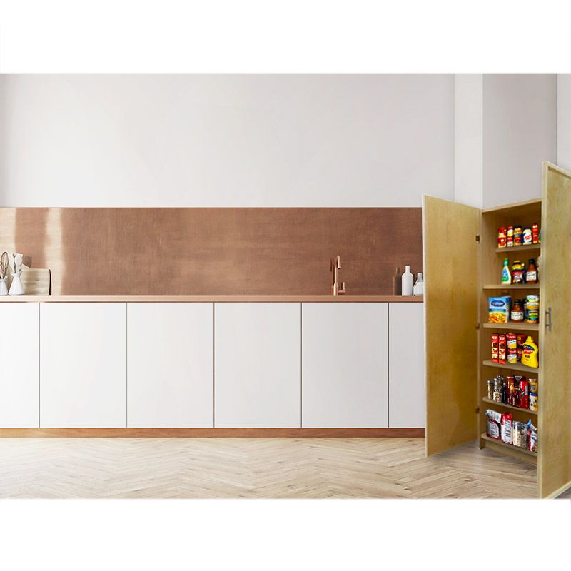 Alacena de Madera 60x30x180 cm Excel Mueble de Cocina Rústico