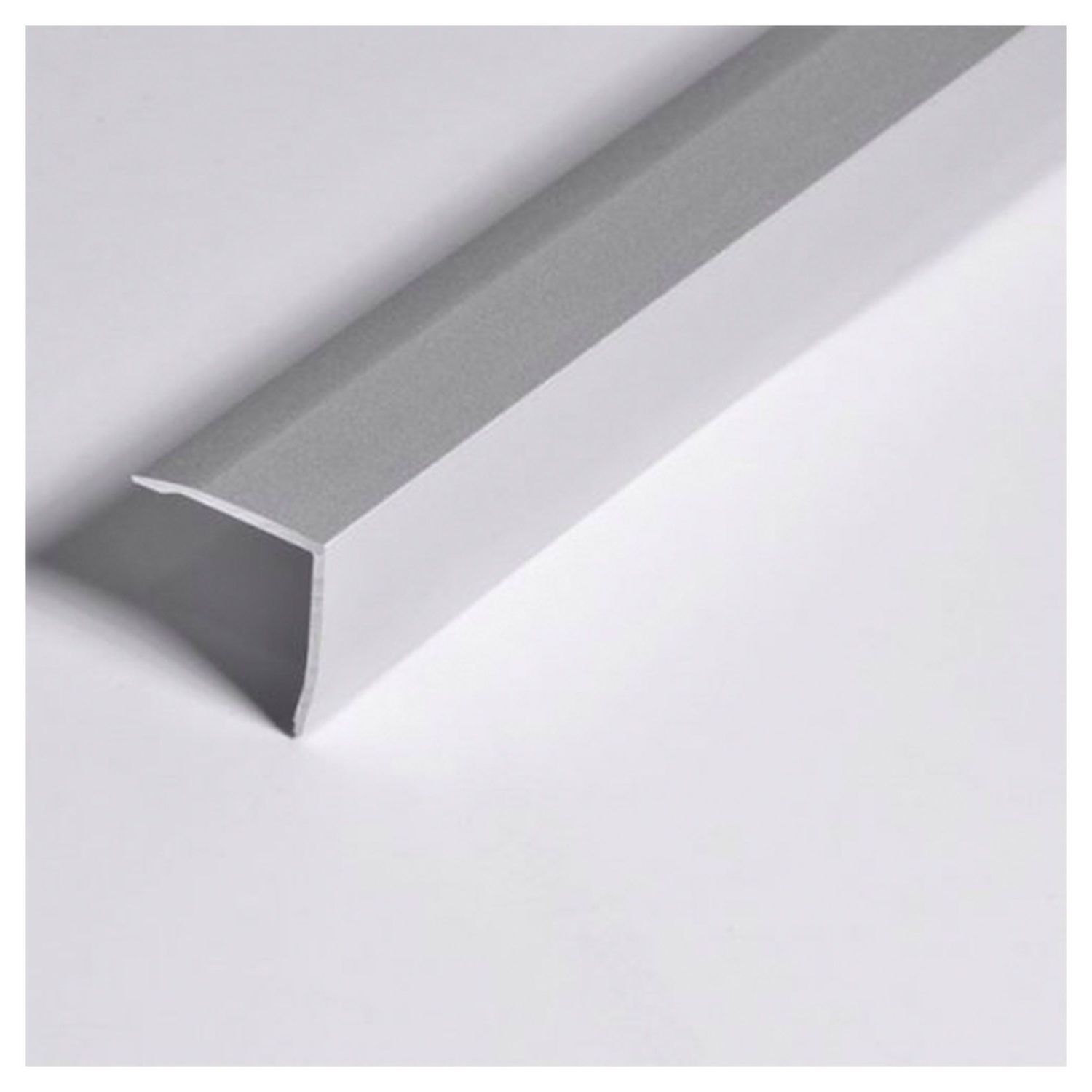 Uniperfil ángulo 16 mm x 2..5 ml plata mate