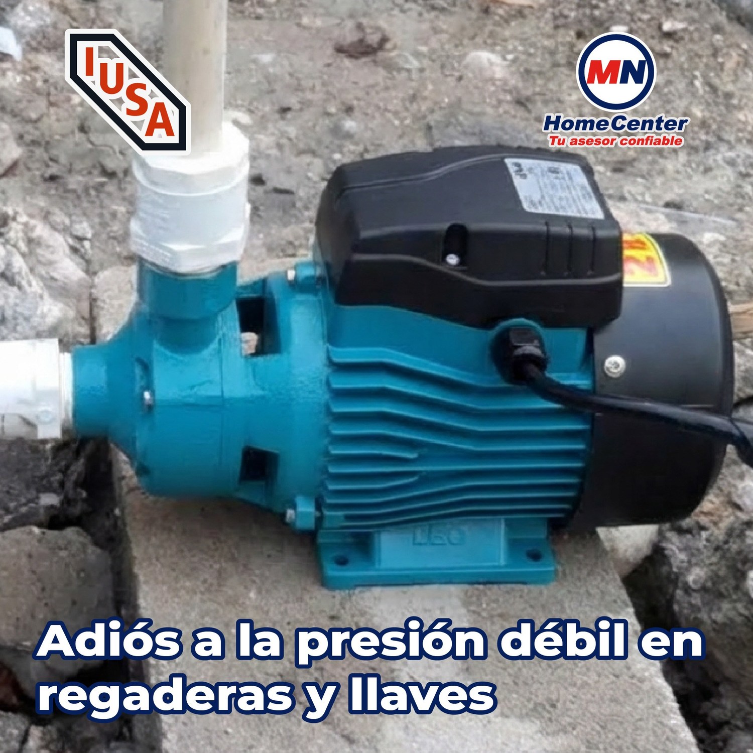 Bomba periférica 0.75 3/4 HP antibloqueo alt max 60 mtrs 127 V