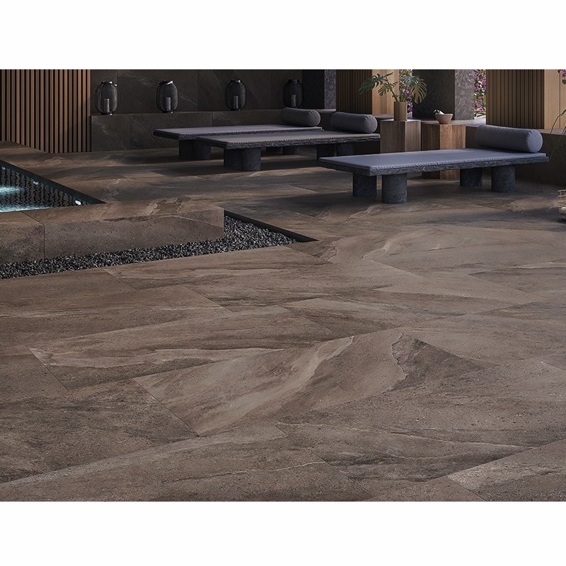 Piso porcelánico Covalia Daltile 59x118 cm rectificado Moka