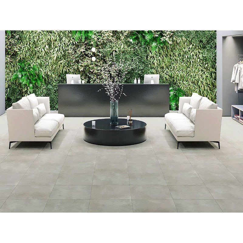 Piso porcelánico Koncrete Daltile 60 x 60 cm rect Light Gray Z