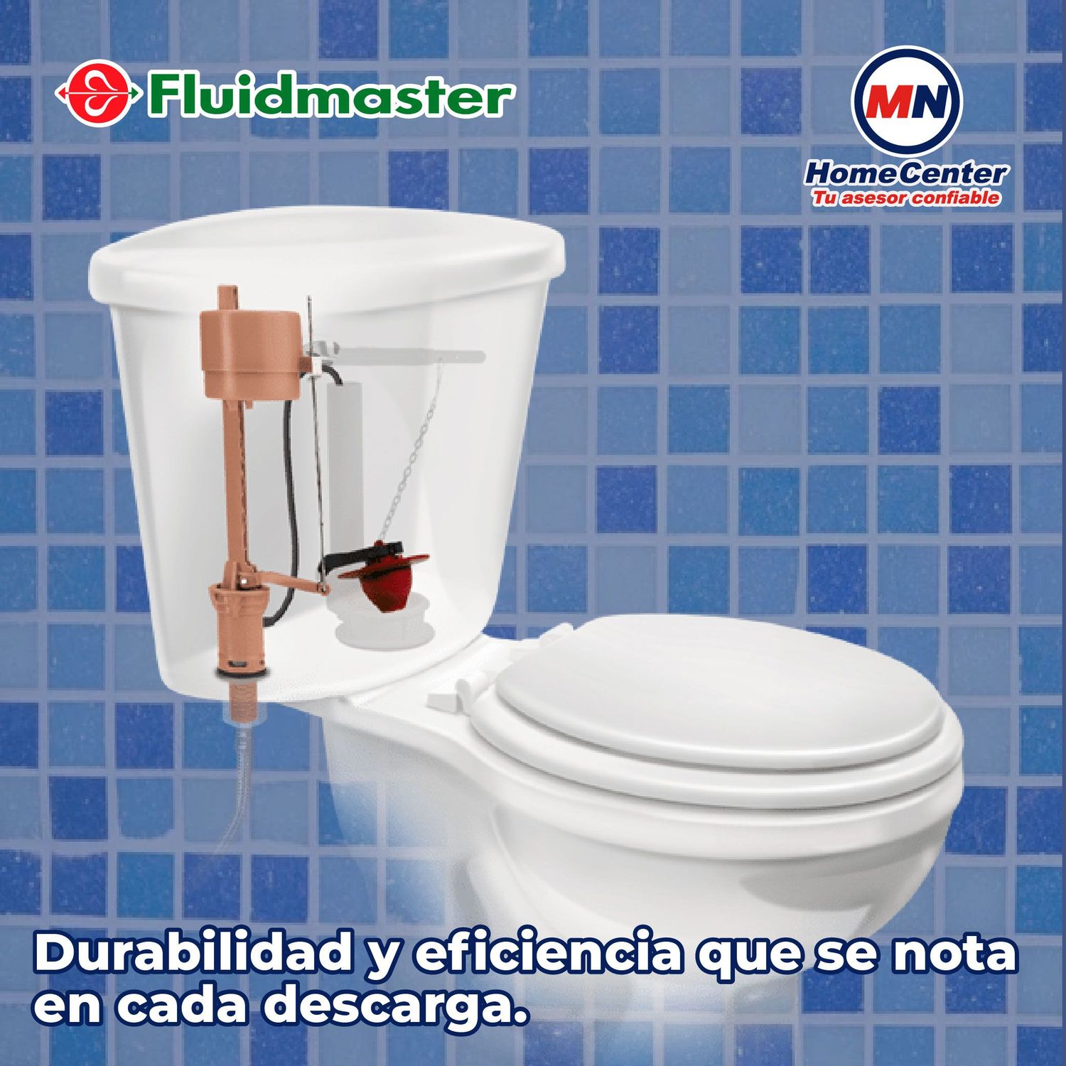Válvula P/Sanitario 200CM135 Con Sapo 501 Fluidmaster