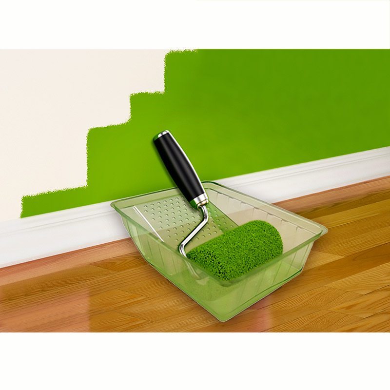 Charola rodillo verde Encore 31.75 x 24.31 cms