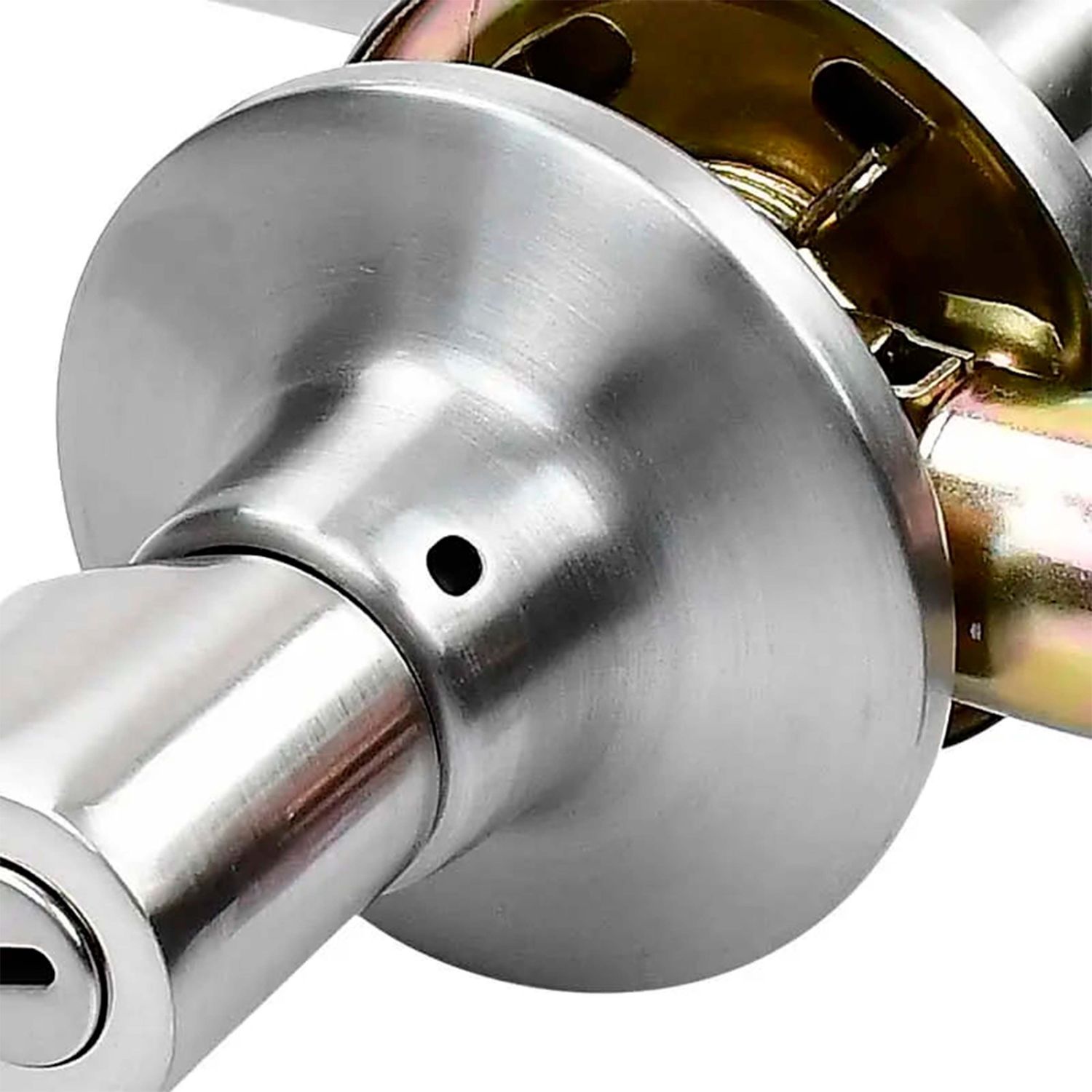 Cerradura Baño Manija Granito 30-42 mm Niquel Satinado