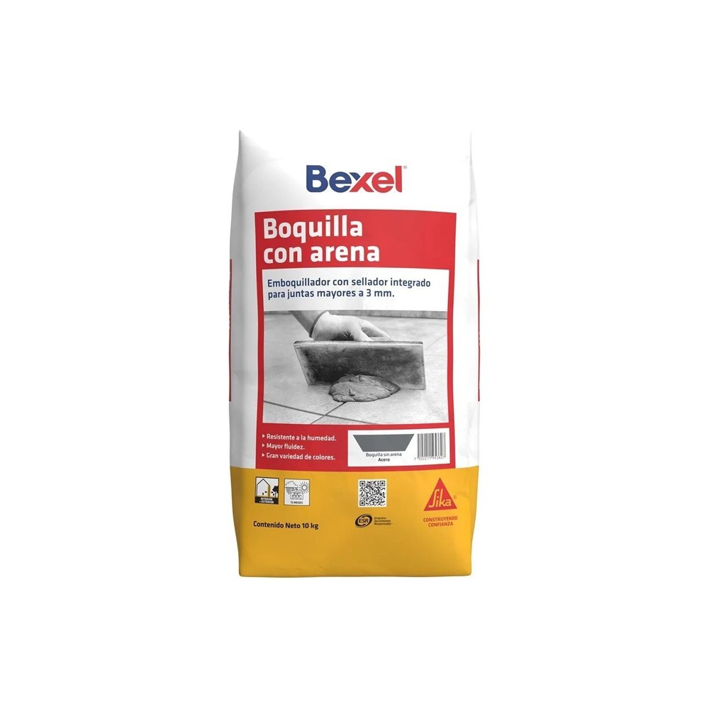 Boquilla Con Arena Bexel Color Acero 10 KG