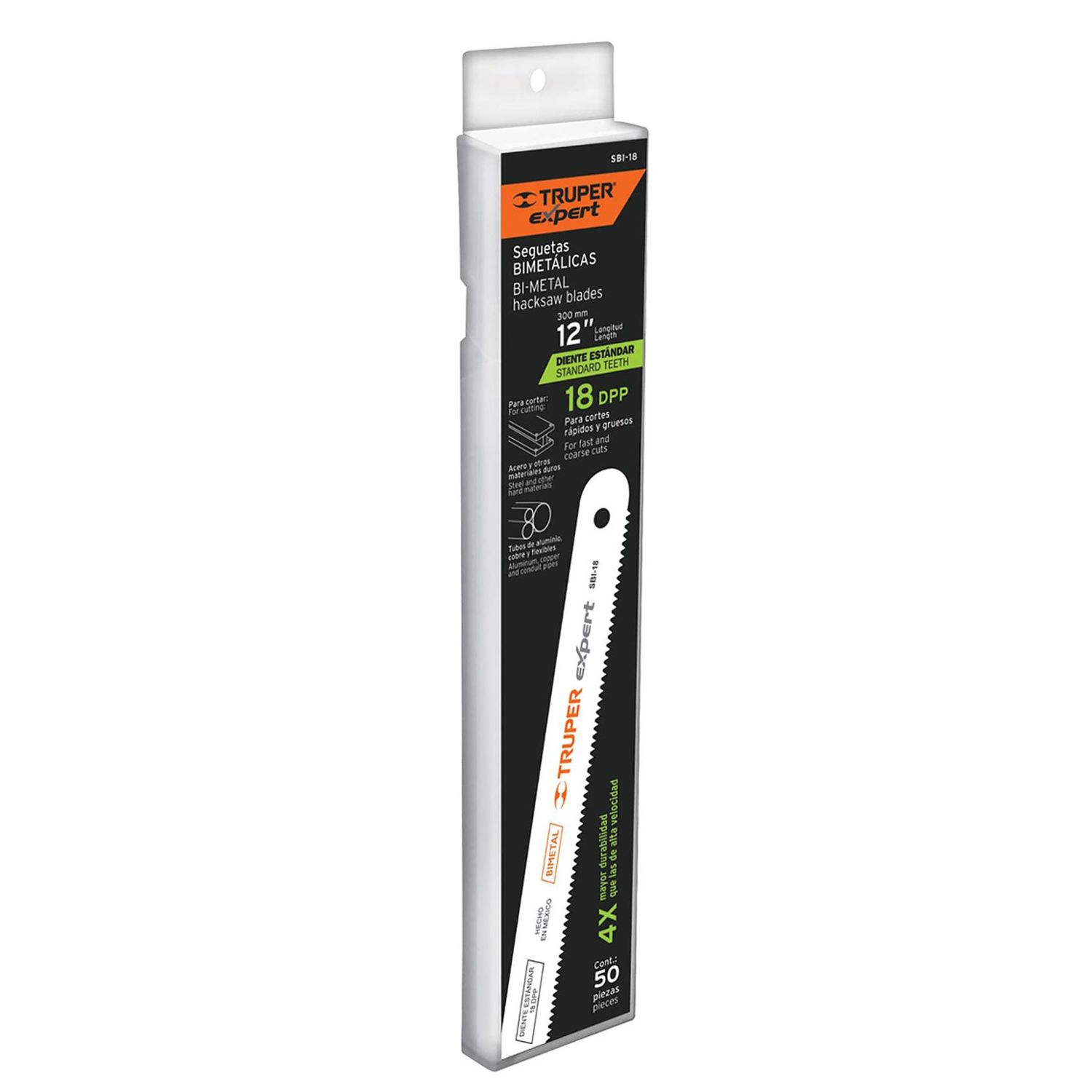 Segueta bimetálica 18 DPP Truper