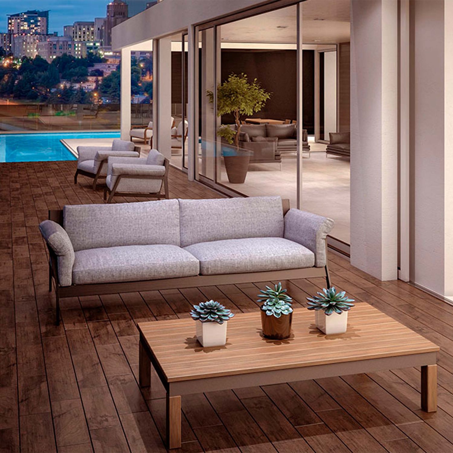 Piso Kendal Brown Daltile 18x50 cm