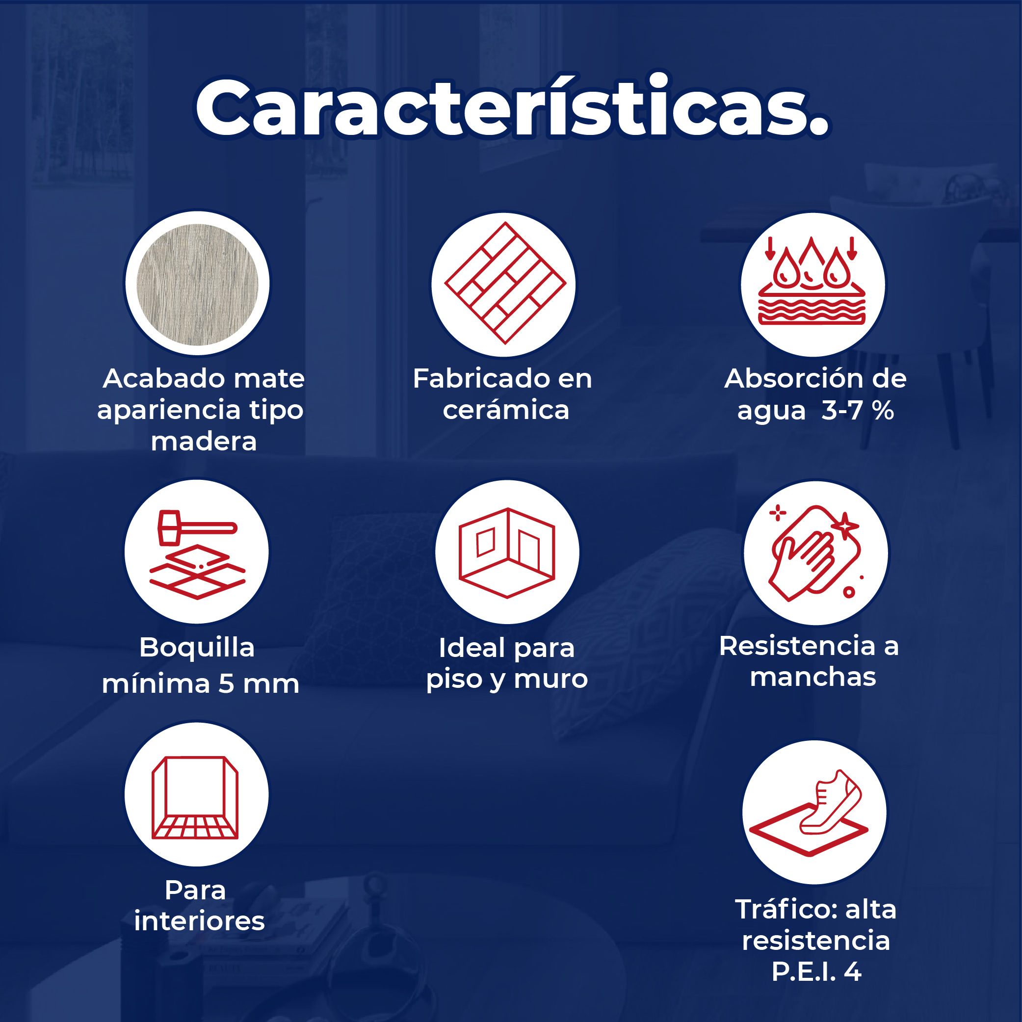 Piso Gray Oak Whisper Daltile15X66 1.86M2 STD GWH3